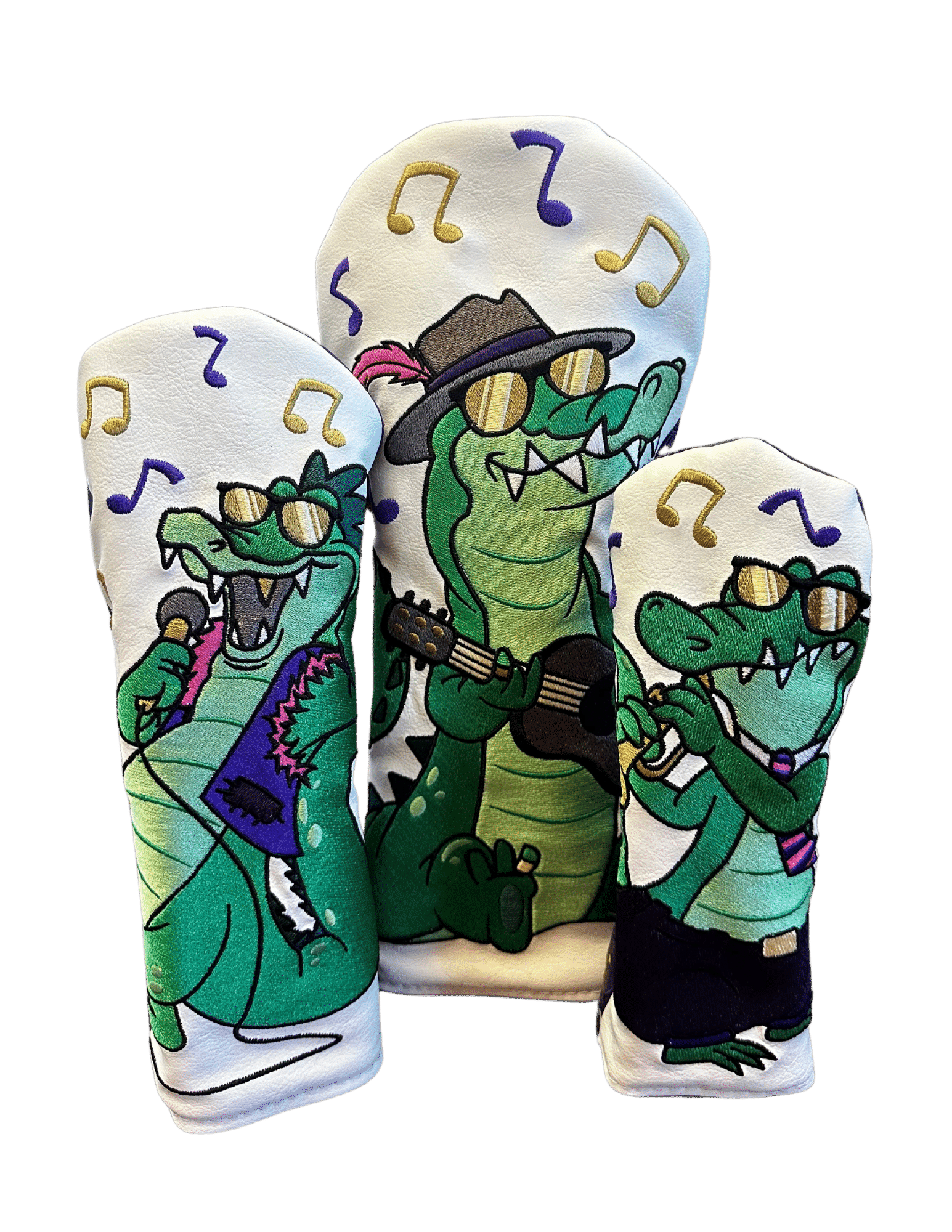 Bettinardi Golf: Mardi Gras Alligator Jazz Band Wood Set